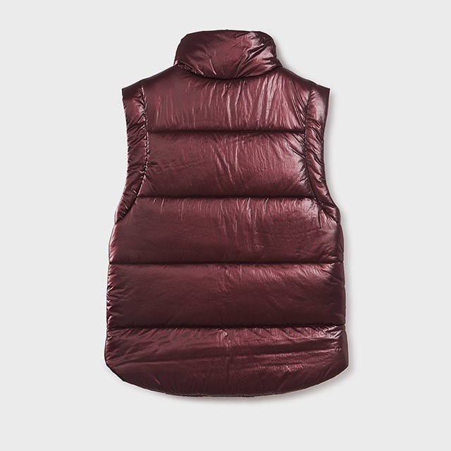 Mayoral Kışlık Kız Dolgulu Anorak Yelek Bordo