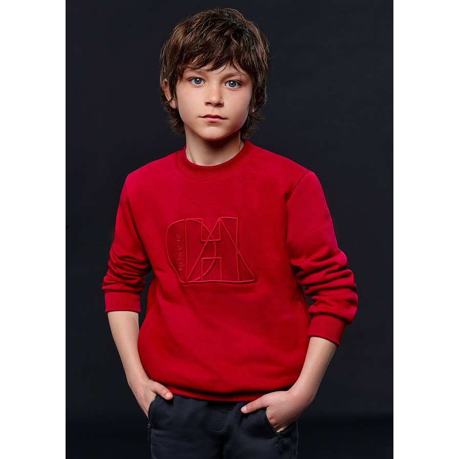 Mayoral Kışlık Erkek Uzun Kol S-shirt Kırmızı