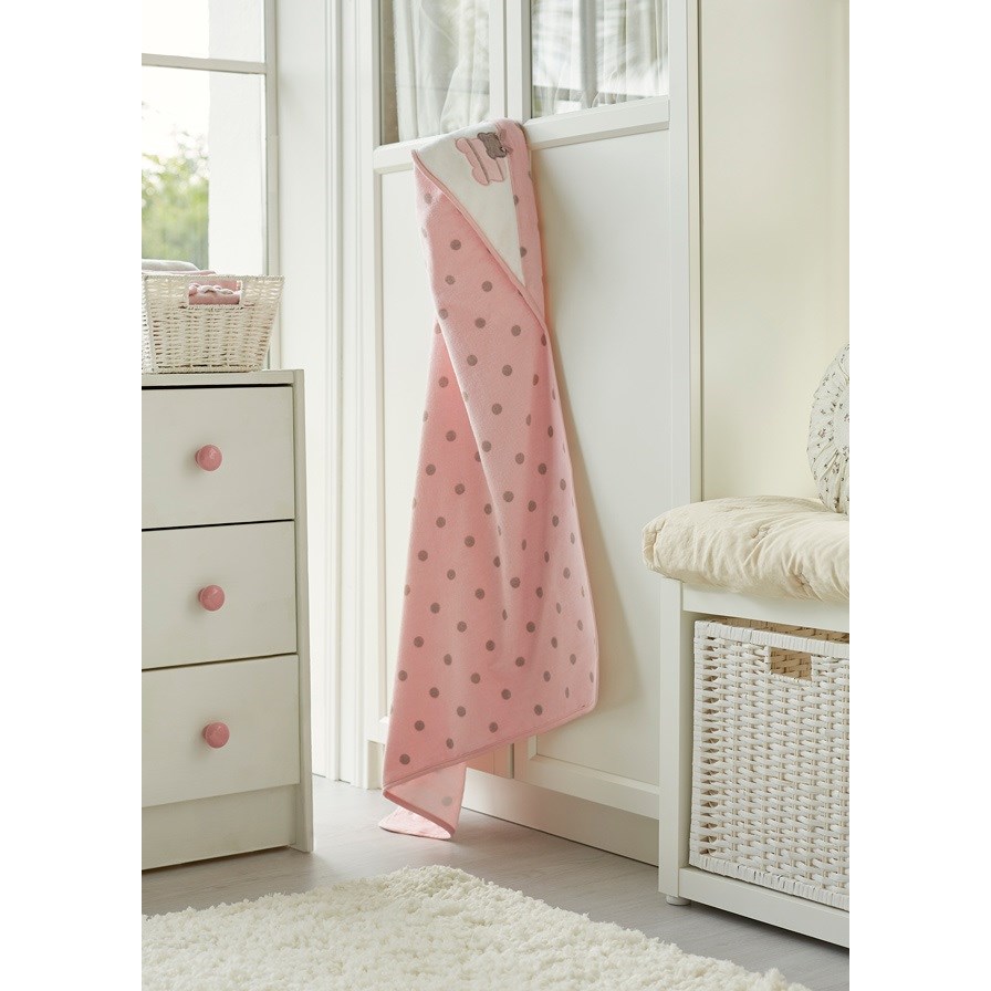 Mayoral Bebek Banyo Havlusu Pembe