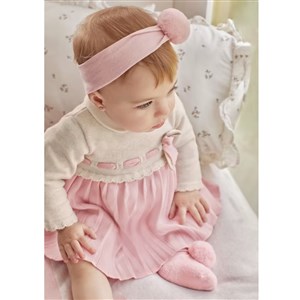 Mayoral Kışlık Kız Bebek Çorap Saç Bandı Set