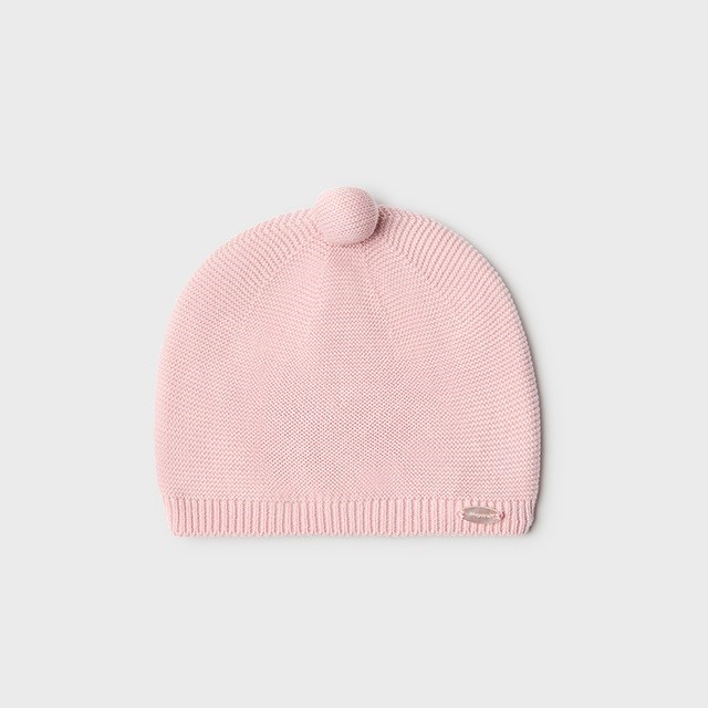 Mayoral Kışlık Kız Bebek Örme Bere Pembe