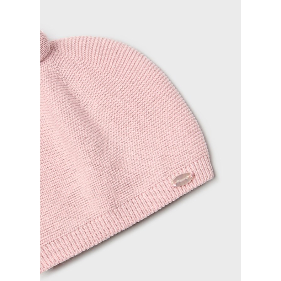 Mayoral Kışlık Kız Bebek Örme Bere Pembe