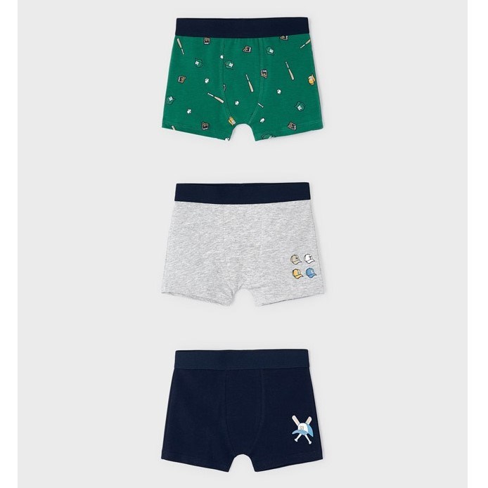 Mayoral Erkek Boxer Külot 3'lü Set Yeşil