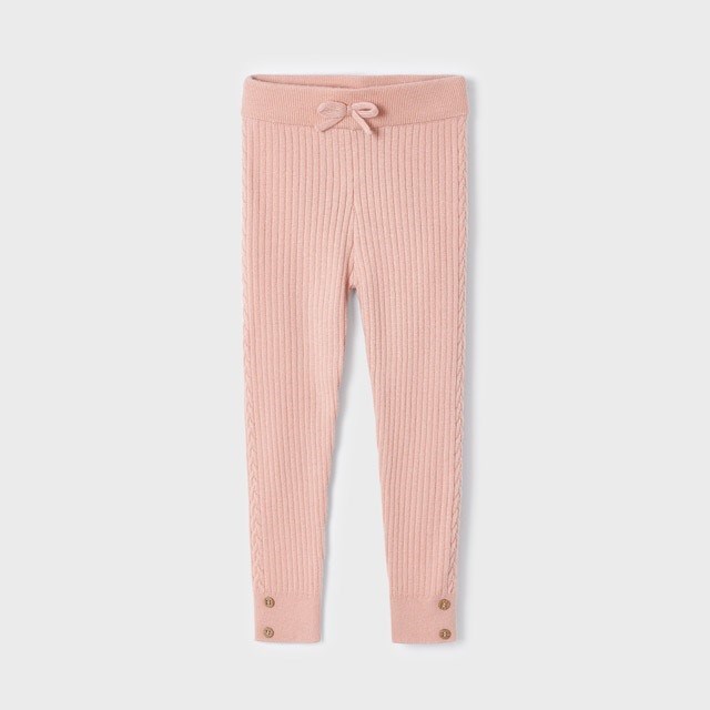 Mayoral Kışlık Kız Örme Tayt Pantolon Pembe