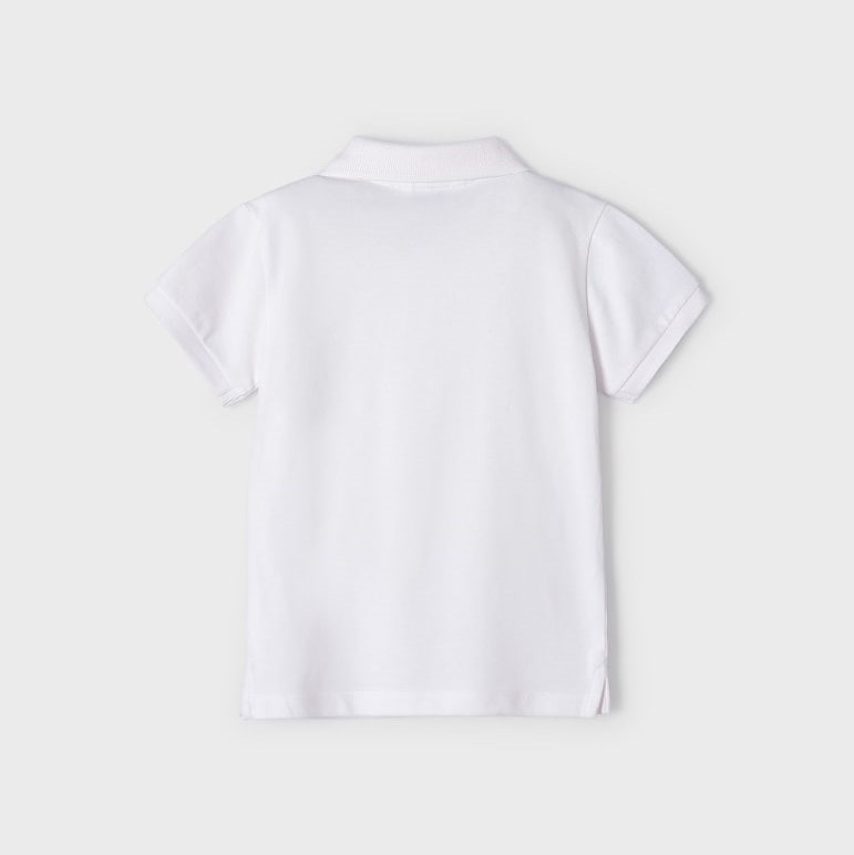 Mayoral Yazlık Erkek Polo T-shirt Beyaz