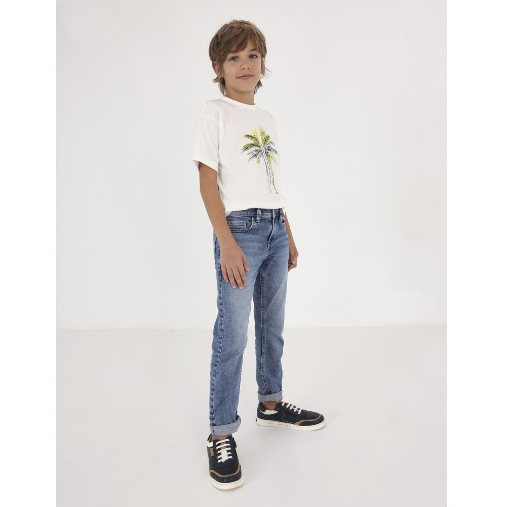 Mayoral Yazlık Erkek Denim Pantolon Mavi