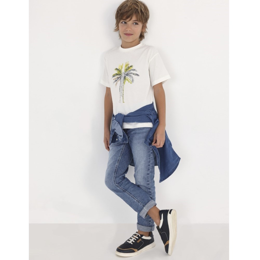 Mayoral Yazlık Erkek Denim Pantolon Mavi