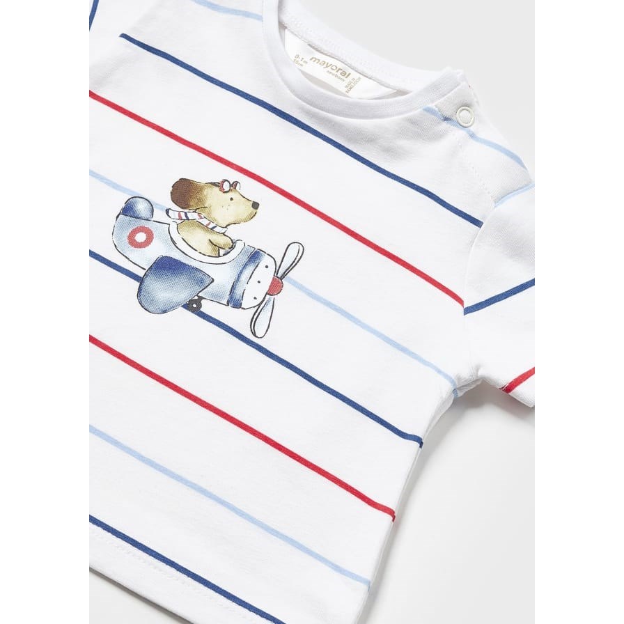 Mayoral Yazlık Erkek Bebek Kısa Kol T-shirt Kırmızı