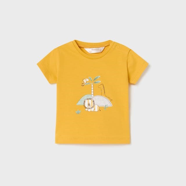 Mayoral Yazlık Erkek Bebek Kısa Kol T-shirt Sarı