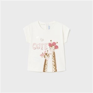 Mayoral Yazlık Kız Bebek Kısa Kol T-shirt