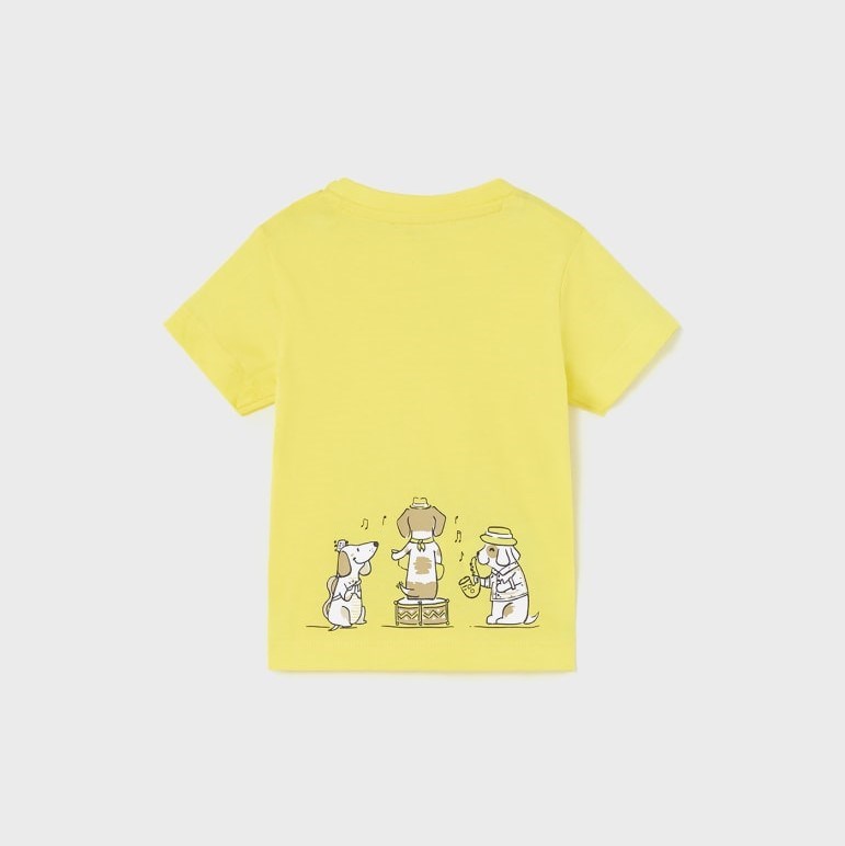 Mayoral Yazlık Erkek Bebek Kısa Kol T-shirt Sarı