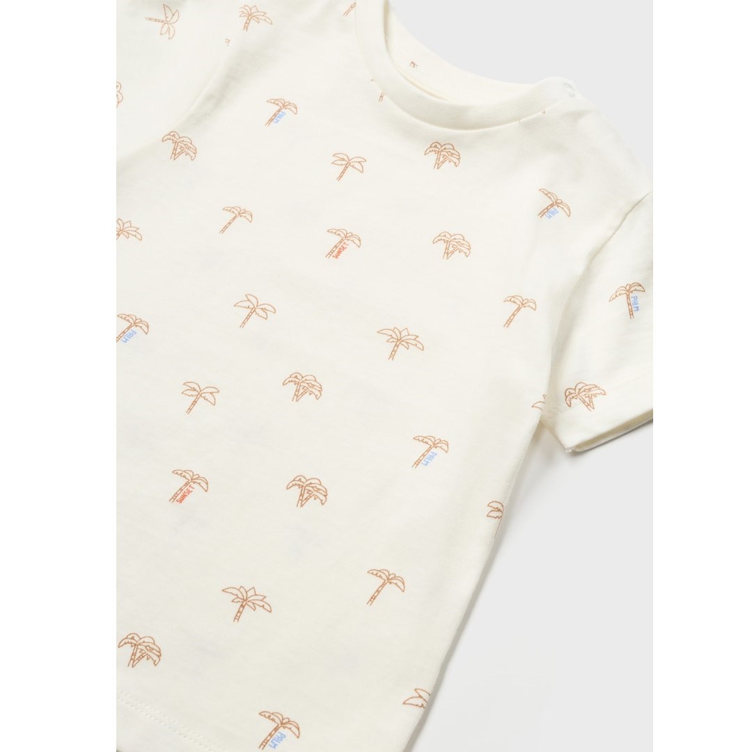 Mayoral Yazlık Erkek Bebek Kısa Kol T-shirt 2'li Set Mavi