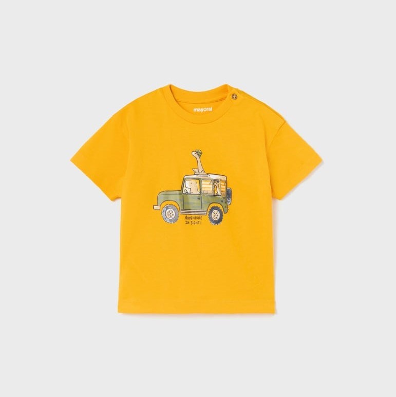 Mayoral Yazlık Erkek Bebek Kısa Kol T-shirt Turuncu