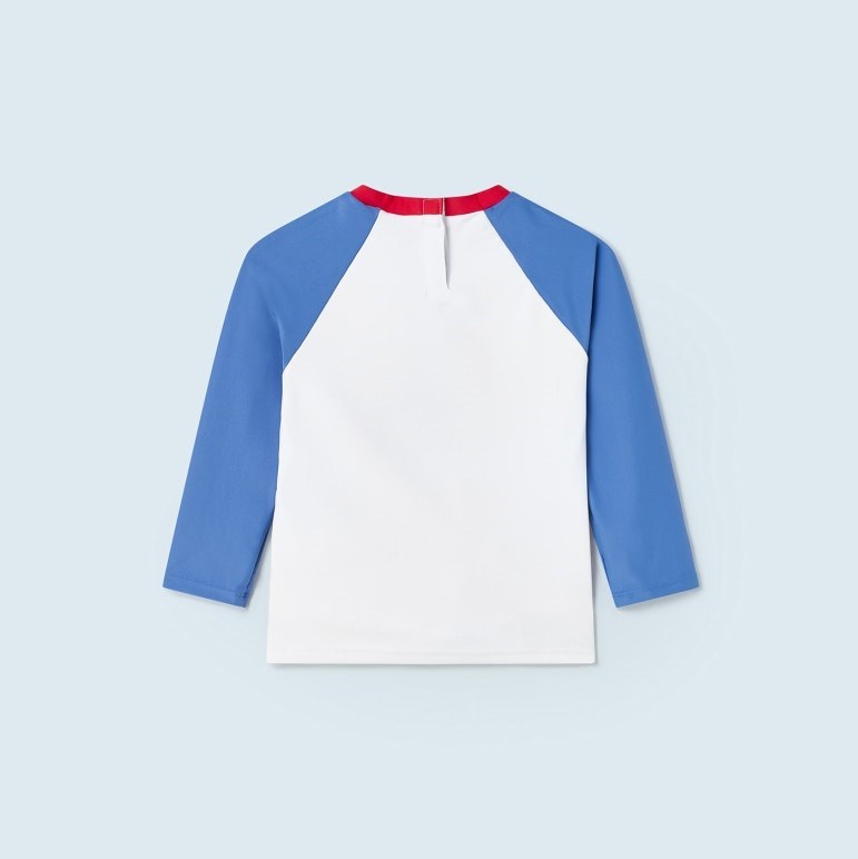 Mayoral Yazlık Erkek Bebek Uzun Kol T-shirt Mavi