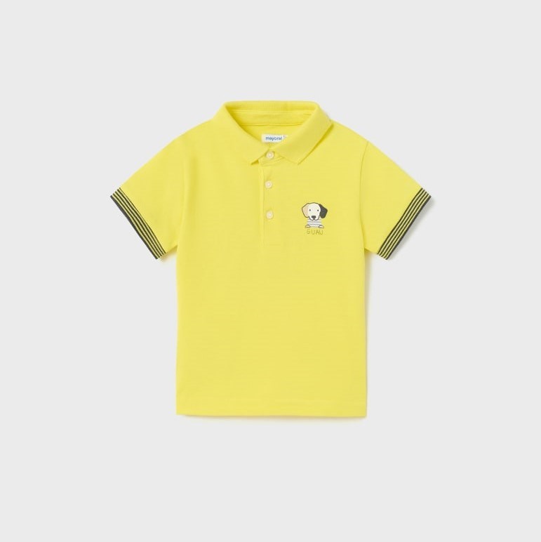 Mayoral Yazlık Erkek Bebek Kısa Kol Polo T-shirt Sarı