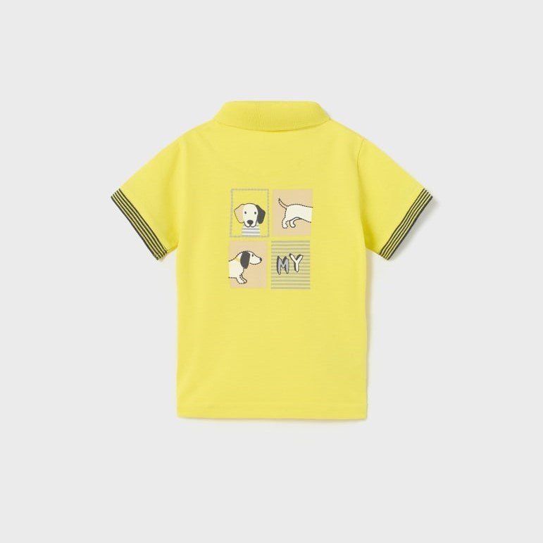 Mayoral Yazlık Erkek Bebek Kısa Kol Polo T-shirt Sarı