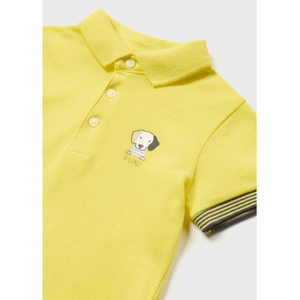 Mayoral Yazlık Erkek Bebek Kısa Kol Polo T-shirt Sarı