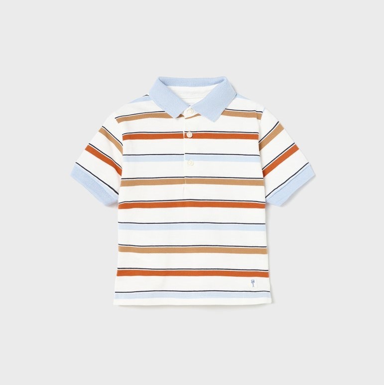 Mayoral Yazlık Erkek Bebek Kısa Kol Polo T-shirt Mavi