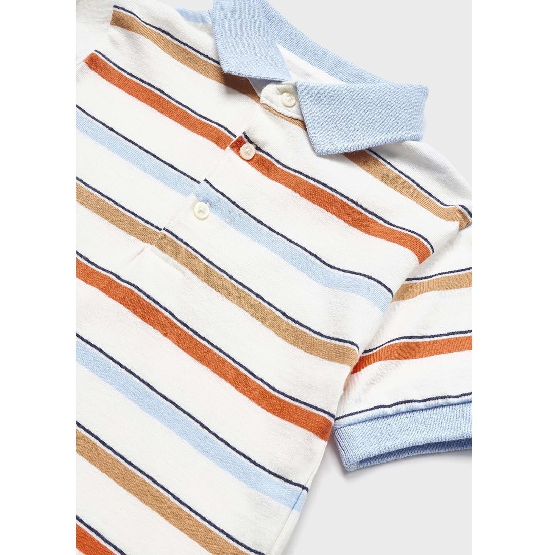 Mayoral Yazlık Erkek Bebek Kısa Kol Polo T-shirt Mavi