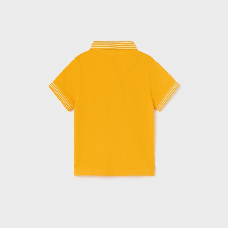 Mayoral Yazlık Erkek Bebek Kısa Kol Polo T-shirt Turuncu
