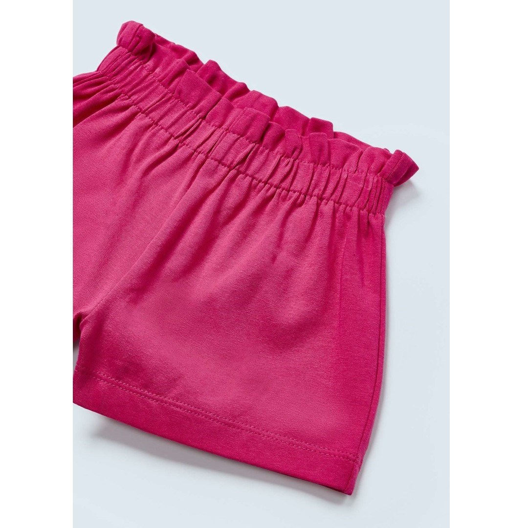 Mayoral Yazlık Kız Bebek T-shirt Şort 3'lü Set Pembe