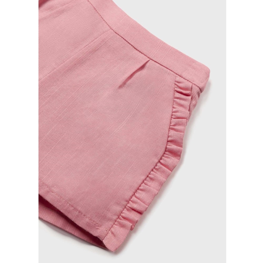Mayoral Yazlık Kız Bebek Bluz Şort 2'li Set Pembe