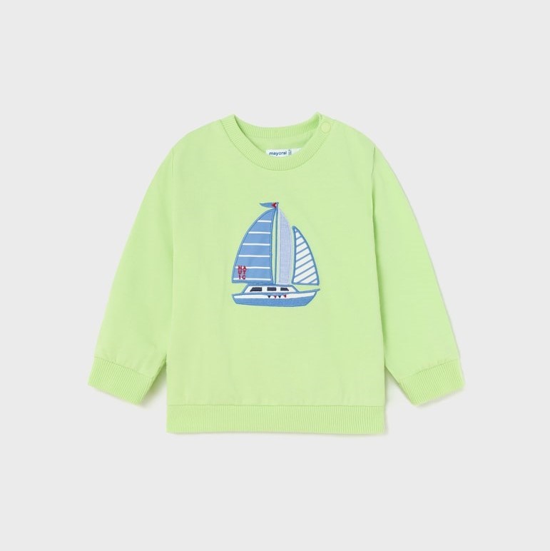 Mayoral Yazlık Erkek Bebek Uzun Kollu S-shirt Yeşil