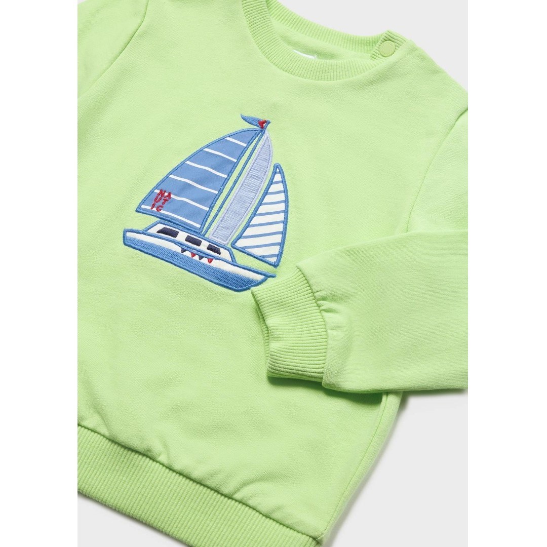 Mayoral Yazlık Erkek Bebek Uzun Kollu S-shirt Yeşil