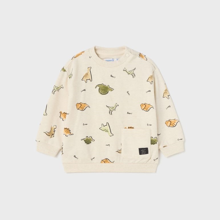 Mayoral Yazlık Erkek Bebek S-shirt Krem