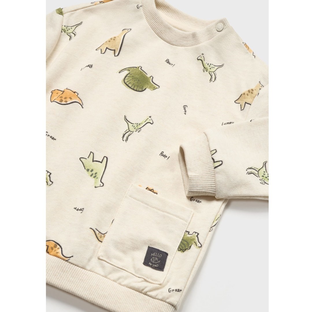 Mayoral Yazlık Erkek Bebek S-shirt Krem