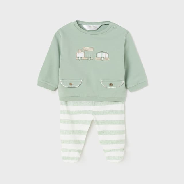 Mayoral Yazlık Erkek Bebek Patikli Pantolon Bluz 2'li Set