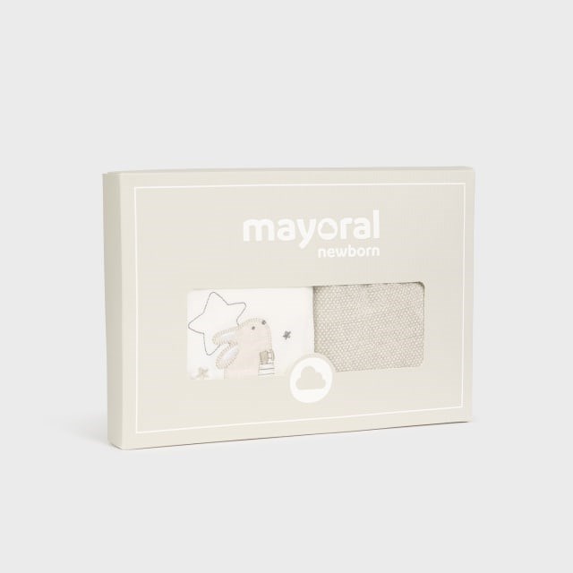 Mayoral Yazlık Erkek Bebek Patikli Pantolon Bere 3'lü Set Beyaz