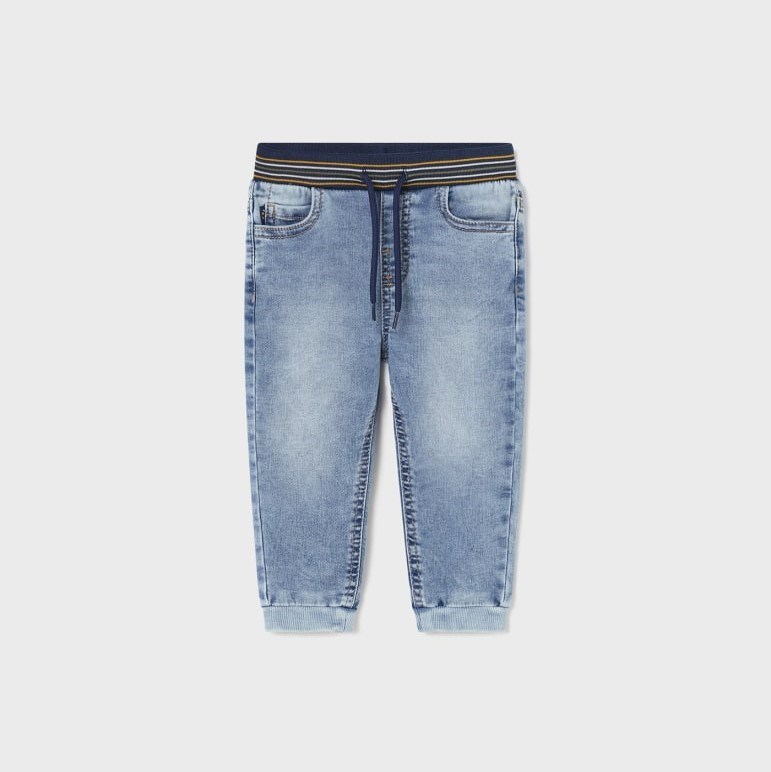Mayoral Yazlık Erkek Bebek Denim Pantolon Mavi