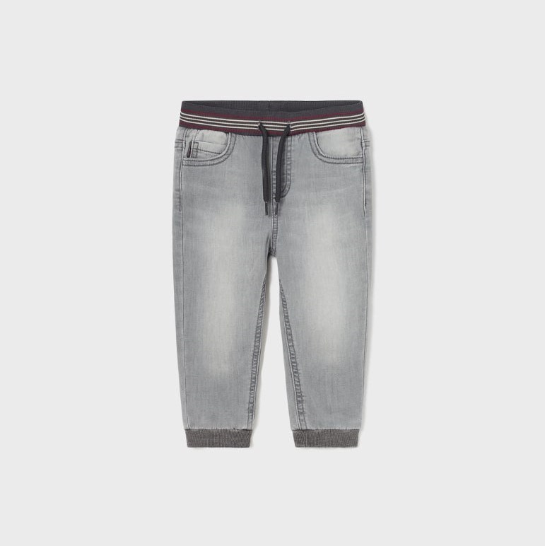 Mayoral Yazlık Erkek Bebek Denim Pantolon Gri