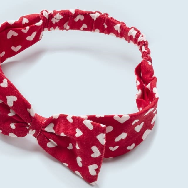 Mayoral Yazlık Kız Bebek Kısa Tulum Bandana Set Kırmızı