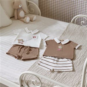Mayoral Yazlık Erkek Bebek T-shirt Şort 4'lü Set