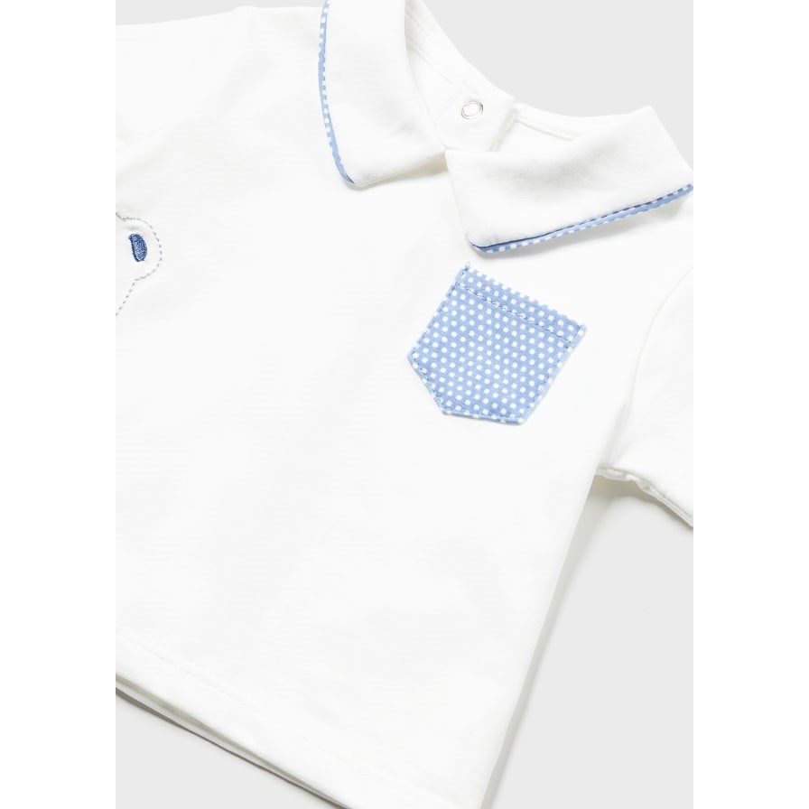 Mayoral Yazlık Erkek Bebek T-shirt Şort 4'lü Set Mavi
