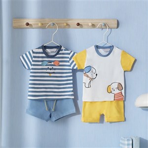Mayoral Yazlık Erkek Bebek T-shirt Şort 4'lü Set