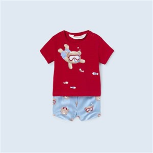 Mayoral Yazlık Erkek Bebek T-shirt Mayo Set
