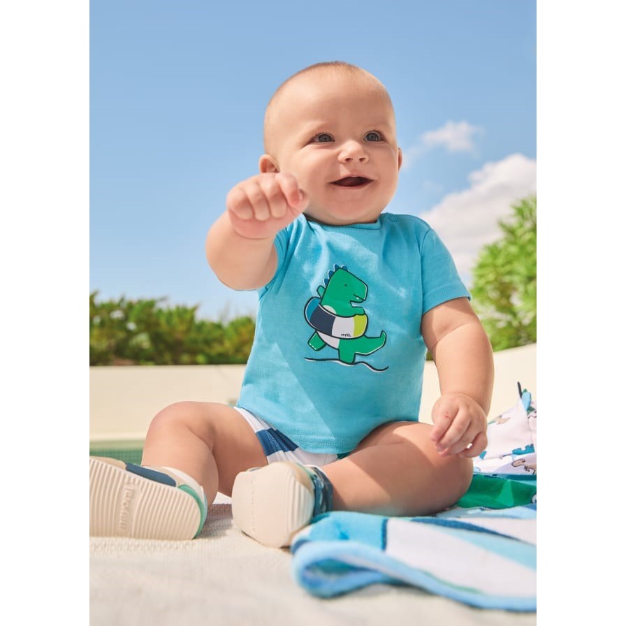 Mayoral Yazlık Erkek Bebek T-shirt Mayo Set