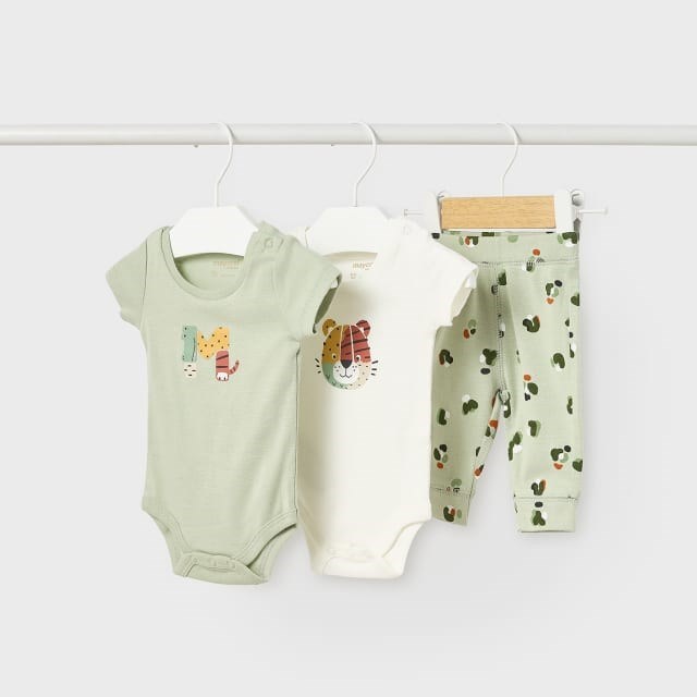 Mayoral Yazlık Erkek Bebek Body Eşofman 3'lü Set