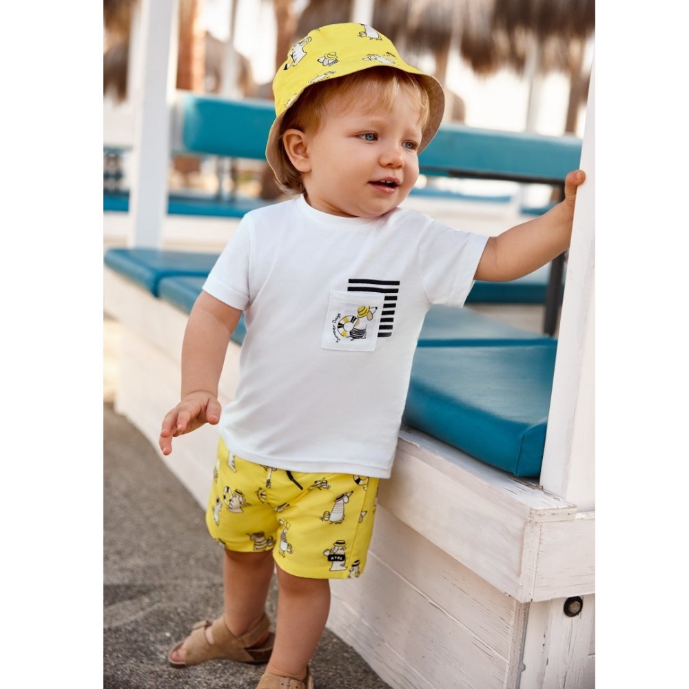 Mayoral Yazlık Erkek Bebek Bluz Mayo Set