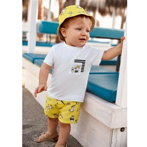 Mayoral Yazlık Erkek Bebek Bluz Mayo Set