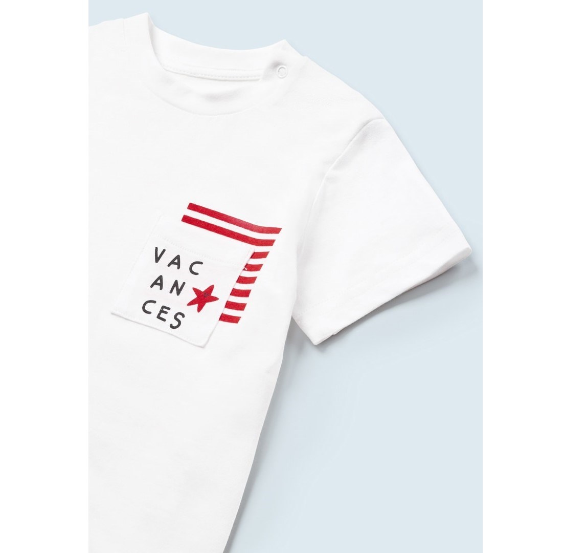 Mayoral Yazlık Erkek Bebek Bluz Mayo Set Kırmızı