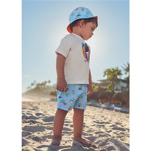 Mayoral Yazlık Erkek Bebek Şort Mayo Şapka Set