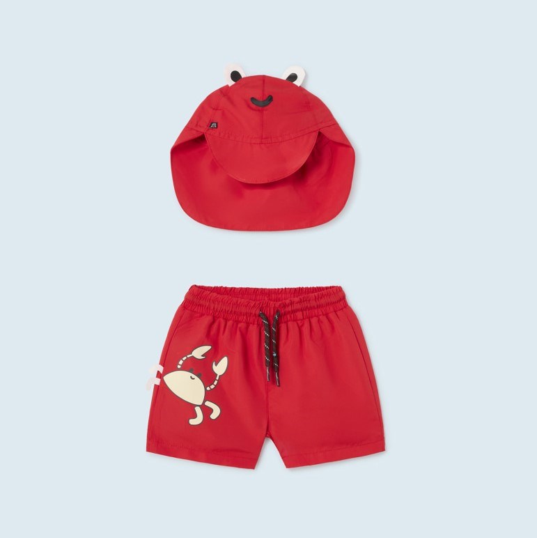 Mayoral Yazlık Erkek Bebek Şort Mayo Şapka Set