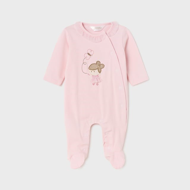 Mayoral Yazlık Kız Bebek Body Tulum 3'lü Set Pembe