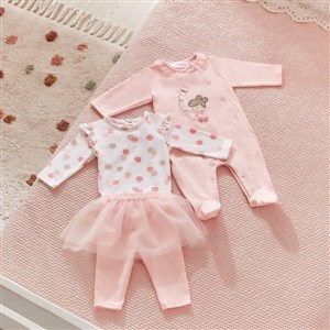 Mayoral Yazlık Kız Bebek Body Tulum 3'lü Set