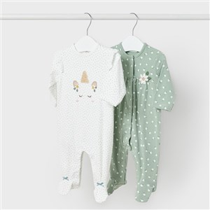Mayoral Yazlık Kız Bebek Tulum 2'li Set
