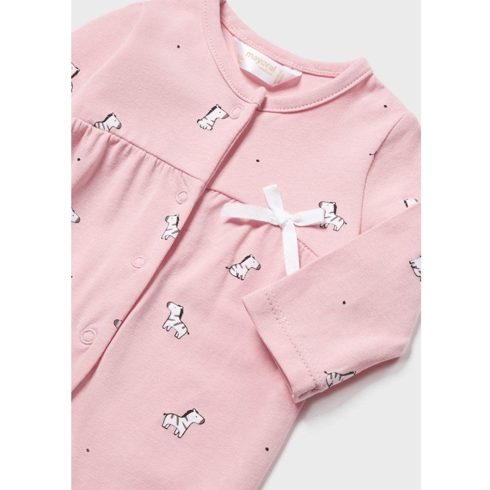 Mayoral Yazlık Kız Bebek Tulum 2'li Set Pembe